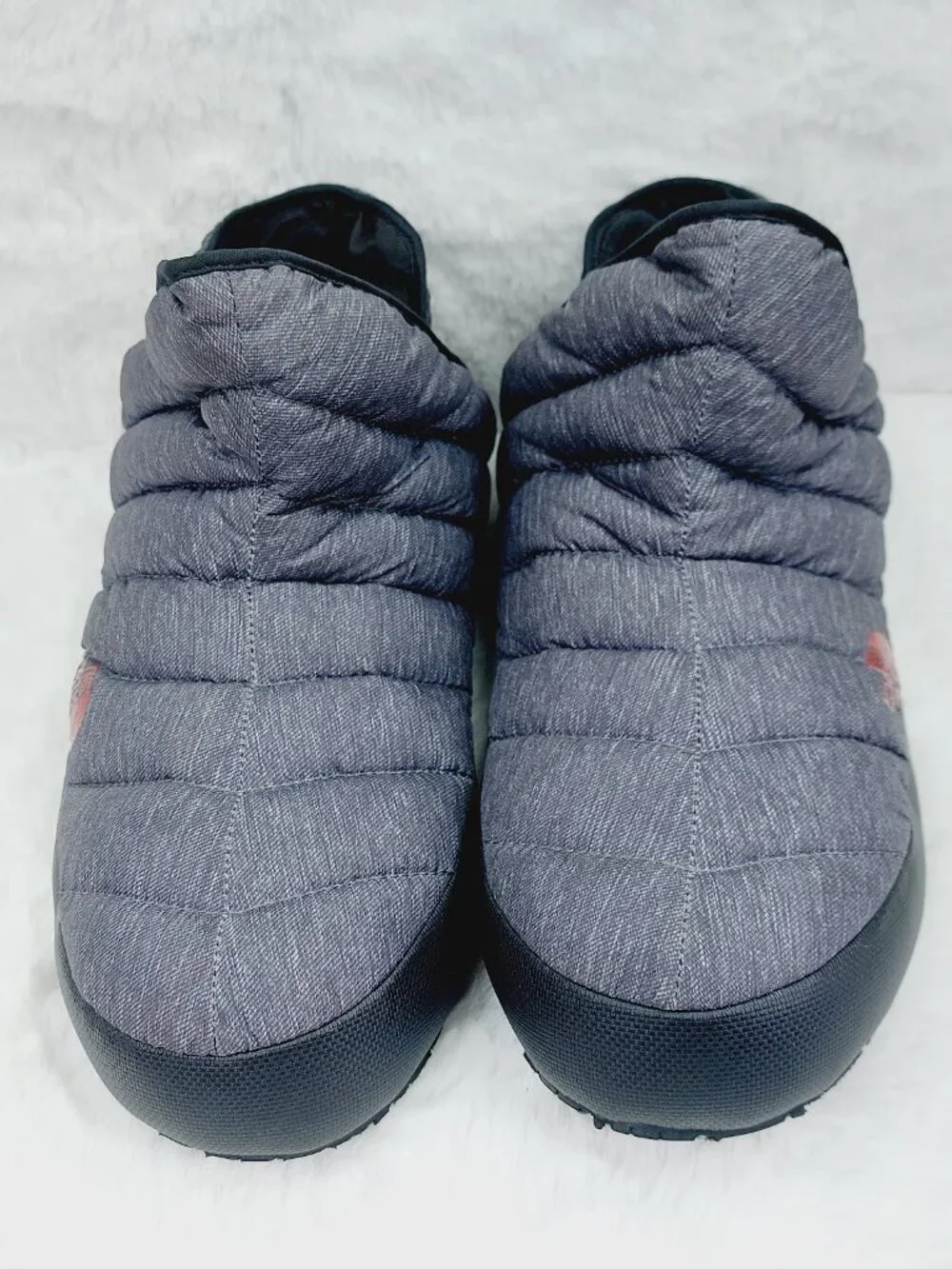 The North Face Men's Gray Thermoball Traction Puff Slip-On Winter Boot Size 14